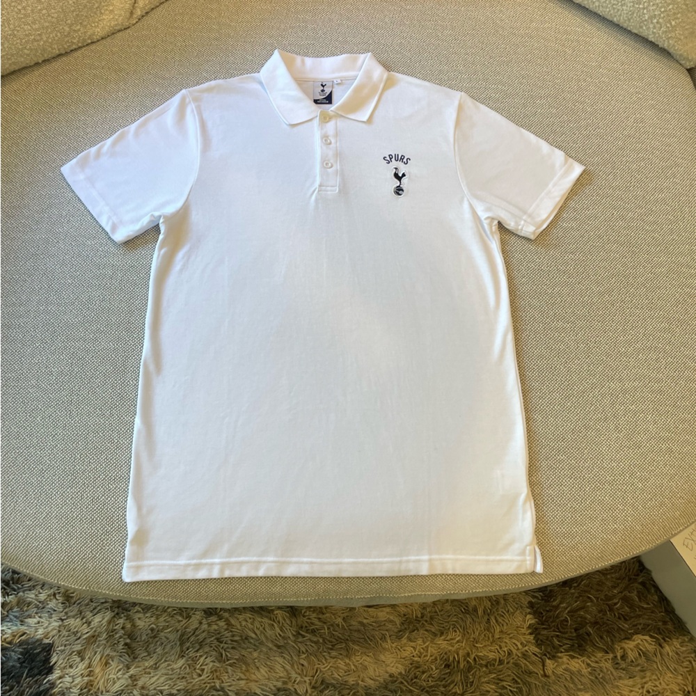 Men’s White Tottenham Spurs Football Club Polo Shirt